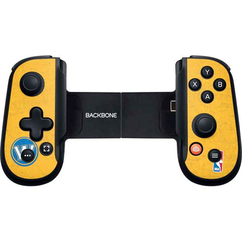 NBA Golden State Warriors Distressed Backbone One for iPhone Game Controller Skin